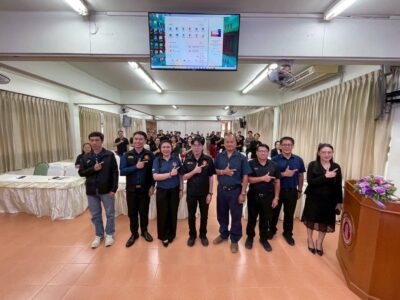 โครงการอบรมเชิงปฏิบัติการ เรื่อง วินัยและการรักษาวินัยของข้าราชการครูและบุคลากรทางการศึกษา ของวิทยาลัยเทคนิคเชียงราย